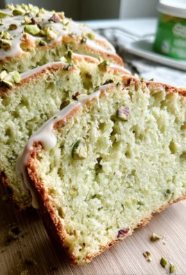 Pistachio Pudding Bread