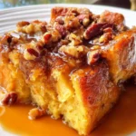 Pumpkin Praline Bread Pudding