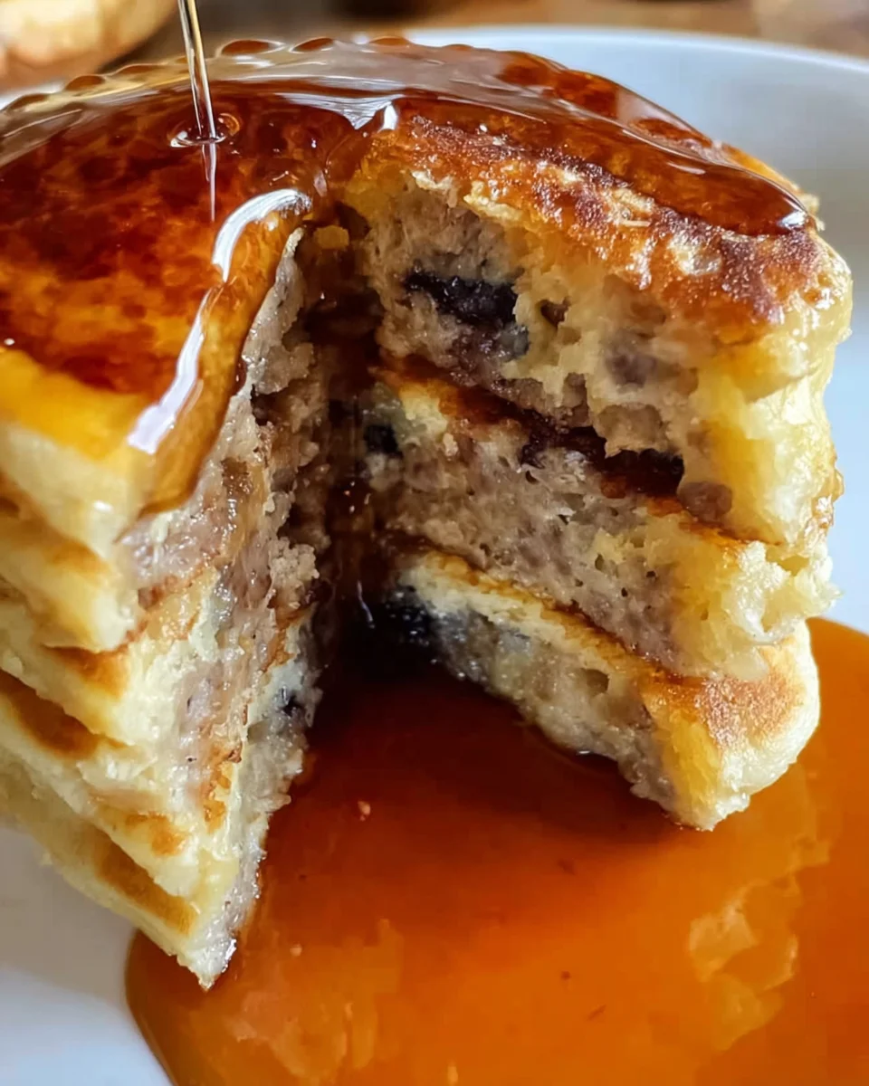 Sausage Stuffed Muffin Pancakes