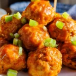 Slow Cooker Buffalo Chicken Meatballs