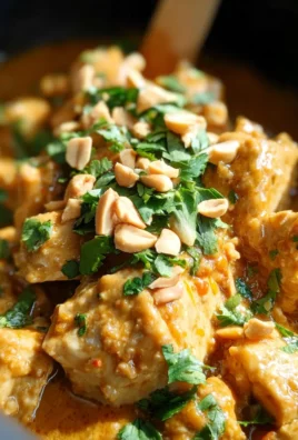 Slow Cooker Thai Peanut Chicken | Low Carb