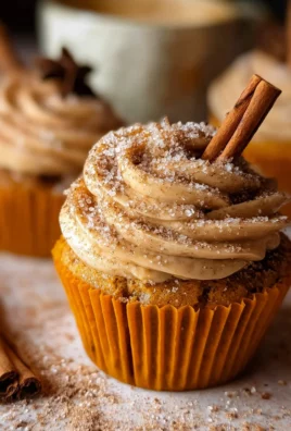 Vanilla Chai Pumpkin Latte Cupcakes with Cinnamon Brown Sugar Frosting