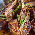 Balsamic Garlic Lamb Chops