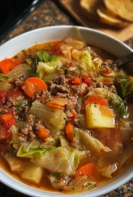 Cabbage Soup with Ground Beef