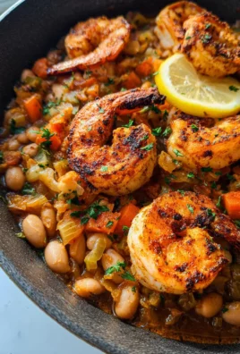 Cajun Shrimp and Beans