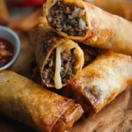 Cheeseburger Spring Rolls