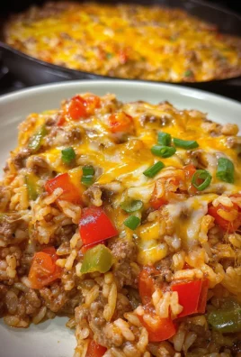 Cheesy Beef Enchilada Rice