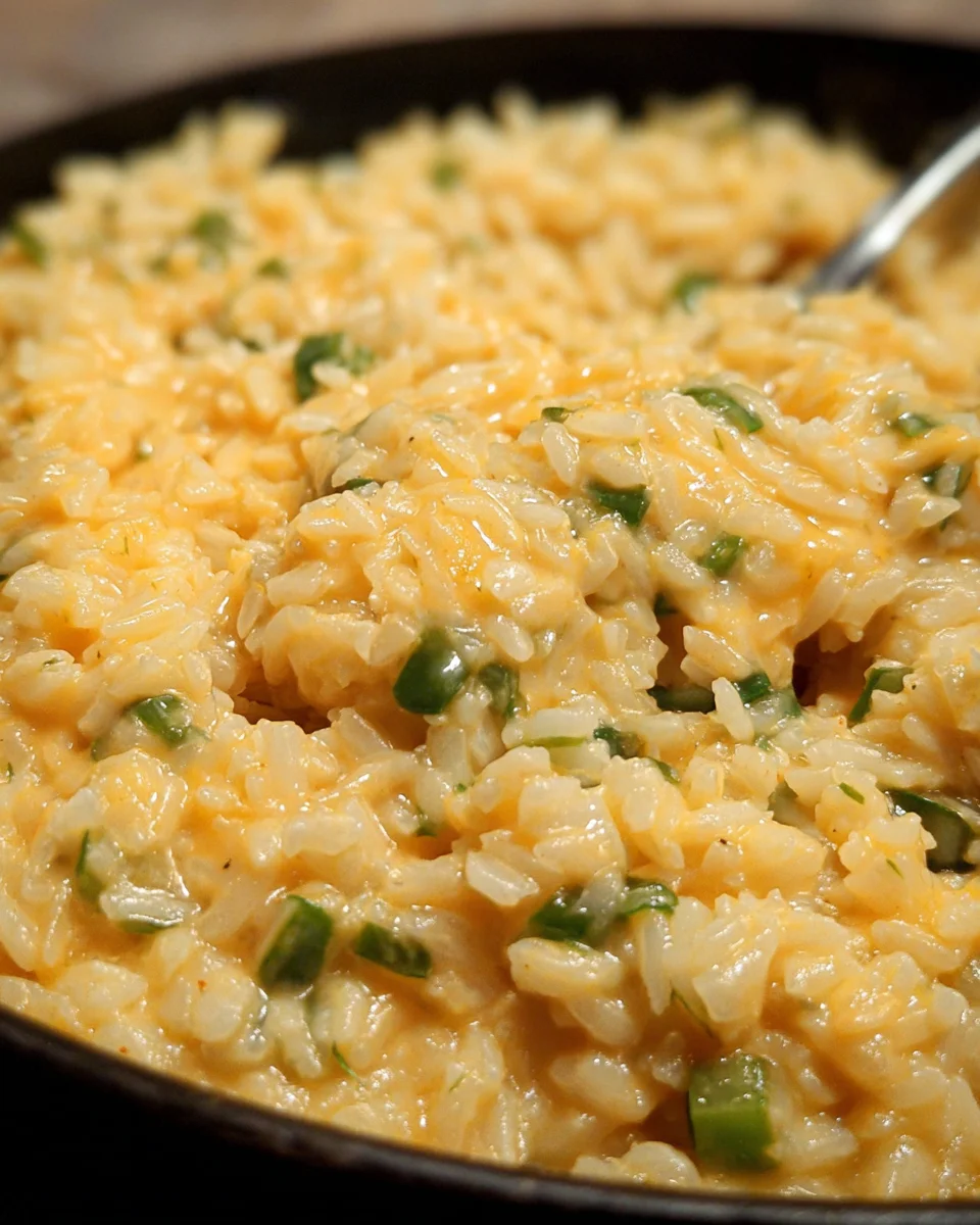 Cheesy Jalapeño Rice Recipe