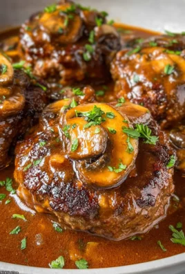 Easy Salisbury Steak Recipe with Mushroom Gravy