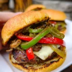 Grilled Philly Burgers