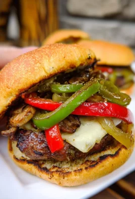 Grilled Philly Burgers