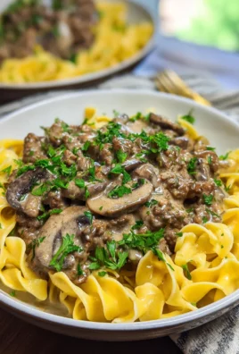 Ground Beef Stroganoff