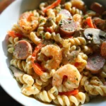 Instant Pot Cajun Sausage and Shrimp Pasta