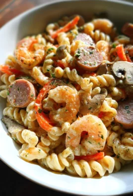 Instant Pot Cajun Sausage and Shrimp Pasta