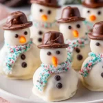 Melted Snowman Oreo Balls