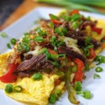 Philly Cheesesteak Omelet