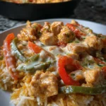 Queso Chicken Fajita Skillet