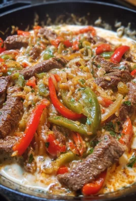 Queso Steak Fajita Skillet