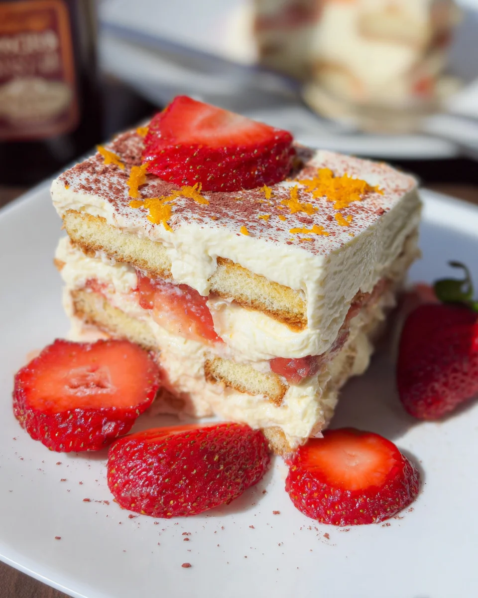 Strawberry Tiramisu