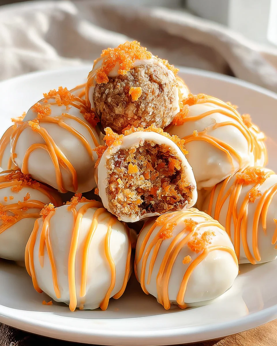 Carrot Cake Cheesecake Bites