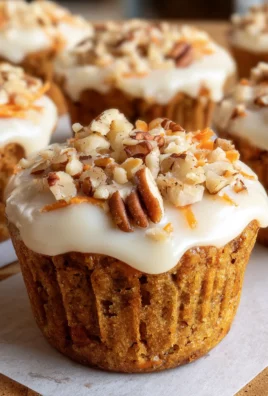 Carrot Cake Muffins with Cream Cheese Glaze