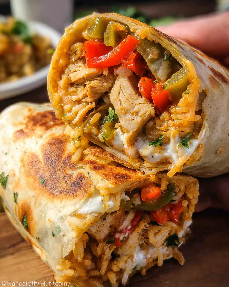 Chicken Fajitas Wrap