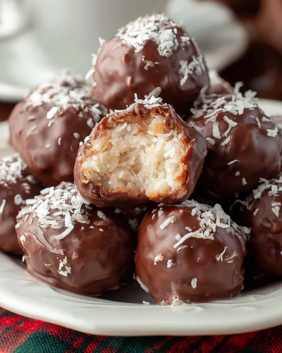 Chocolate Coconut Cream Balls