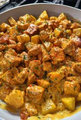 Creamy Cajun Chicken & Potatoes