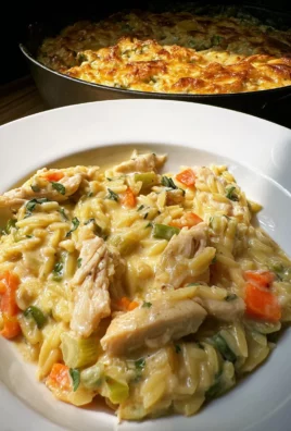 Creamy Chicken Pot Pie Orzo