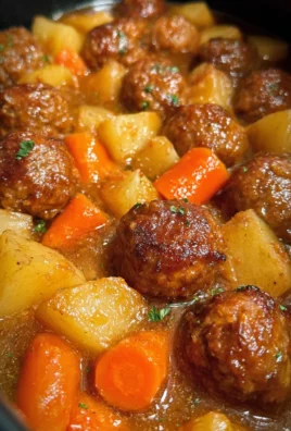 Crockpot Meatball Pot Roast