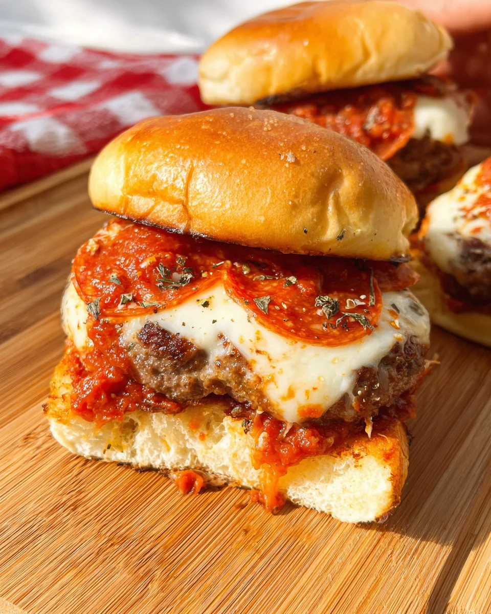 Easy Pizza Burgers Recipe
