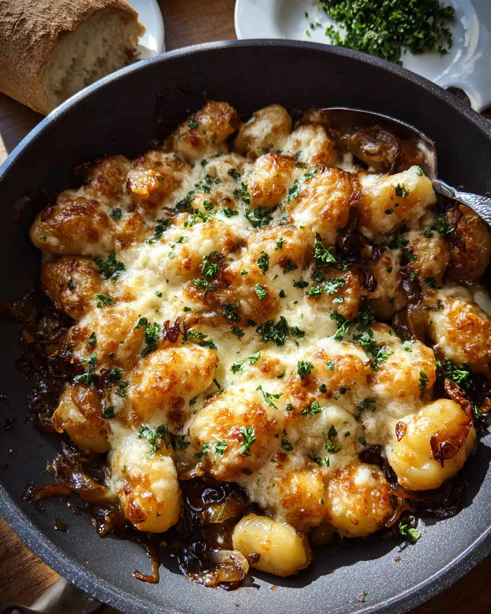 French Onion Gnocchi