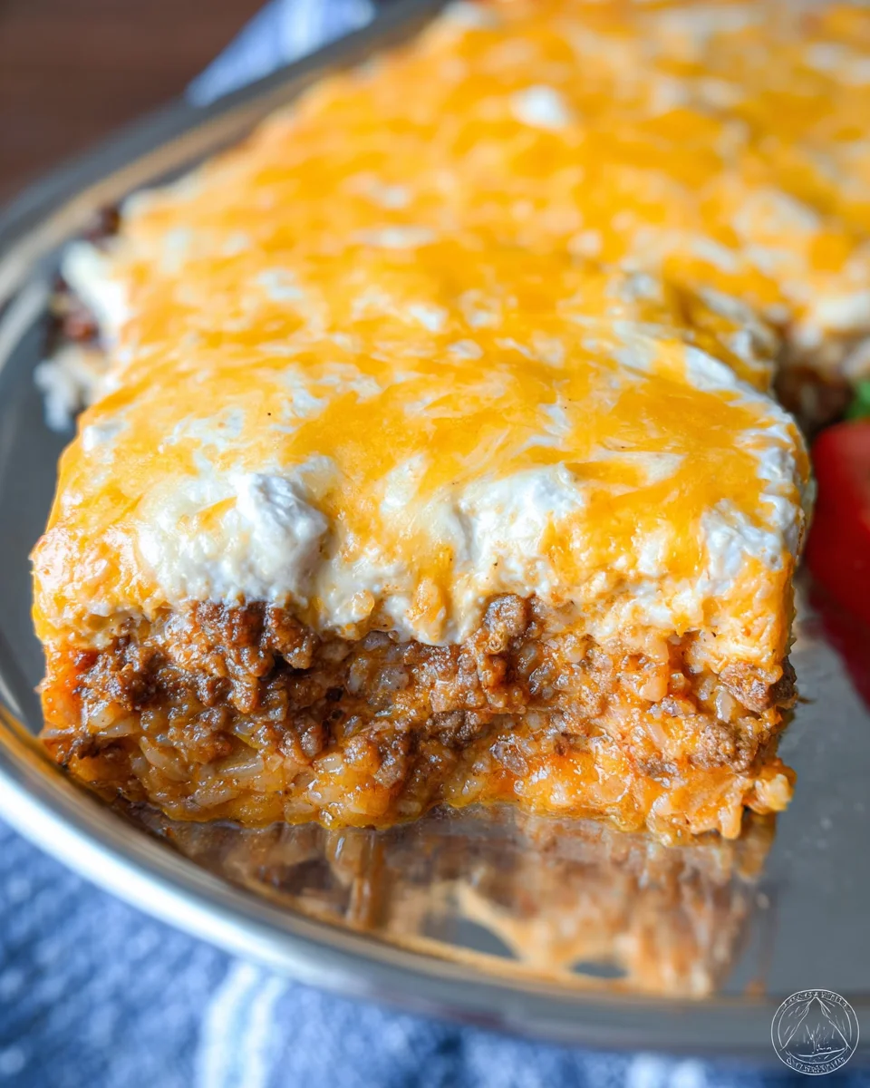 Ground Beef and Rice Casserole
