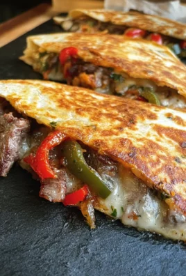 Pepper Steak Quesadillas