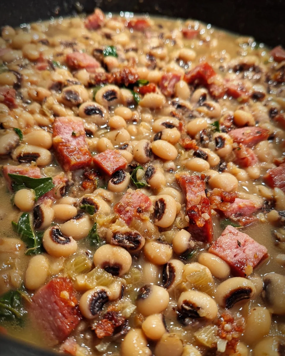 Southern Style Black Eyed Peas