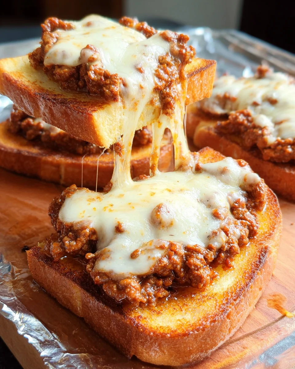 Texas Toast Sloppy Joes