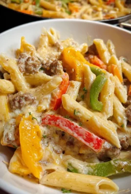 Philly Cheesesteak Pasta