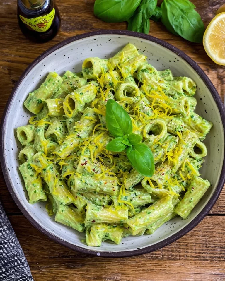 Avocado Frischkäse Pasta