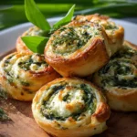 Bärlauch Frischkäse Schnecken aus Blätterteig: Einfach & Lecker