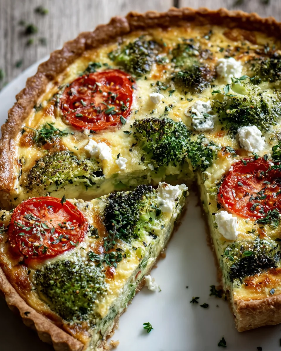 Brokkoli Quiche mit Feta & Tomaten: Dein neues Lieblingsrezept image 2