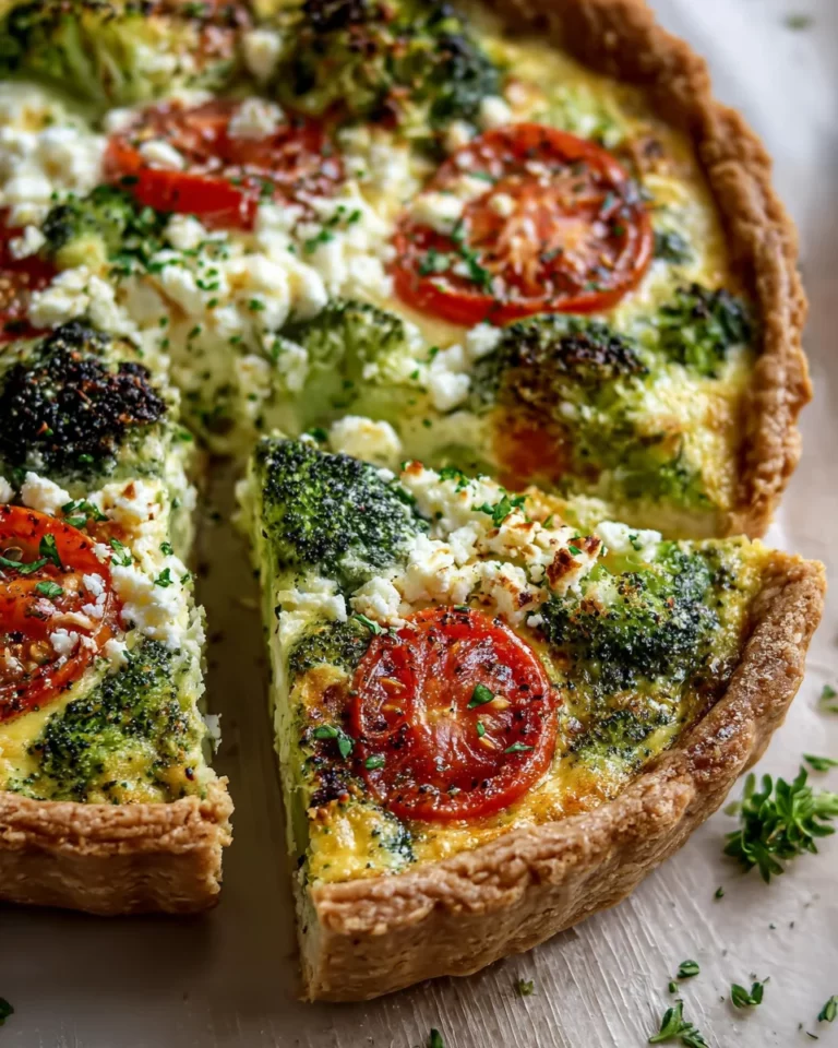 Brokkoli Quiche mit Feta & Tomaten: Dein neues Lieblingsrezept