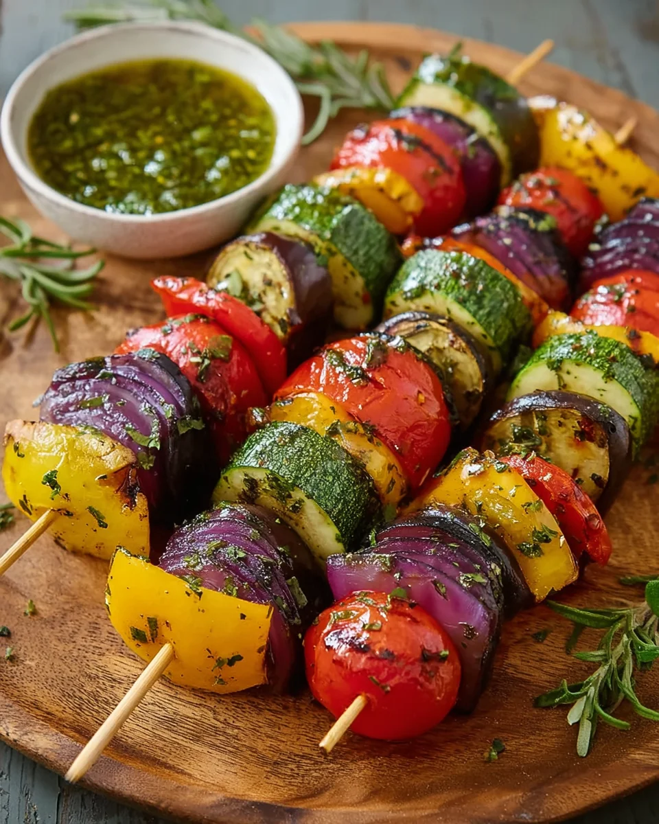Bunter Grill-Gemüse-Spieß mit mediterraner Kräuter-Marinade image 2