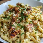Cremige Hähnchen Feta Pasta: Unglaublich & einfach lecker!