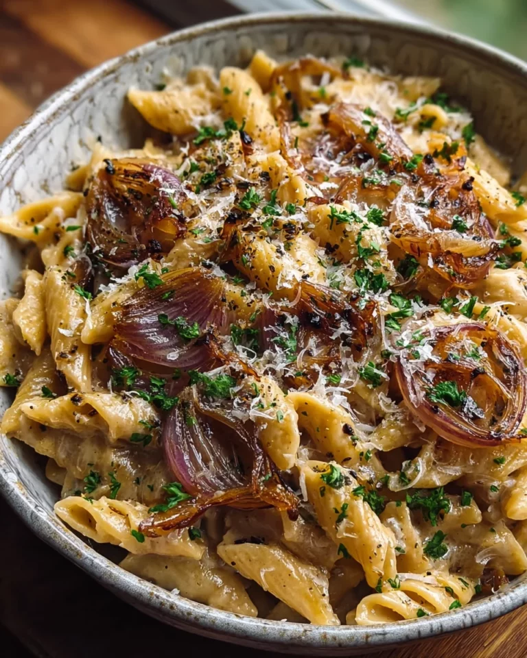 Cremige One Pot Onion Pasta – Einfach und Lecker Kochen!