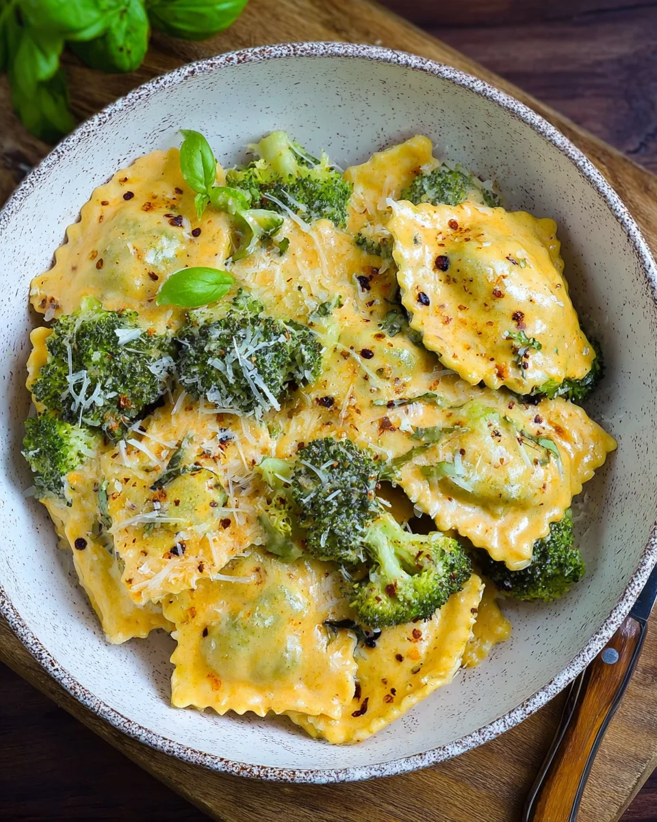 Cremige Ravioli Pfanne mit Brokkoli image 2