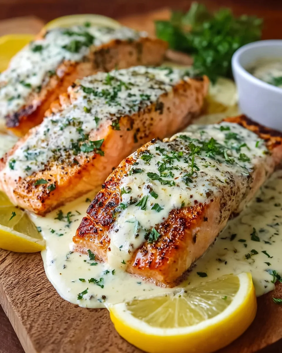 Cremiges Lachsfilet aus dem Ofen image 2