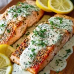 Cremiges Lachsfilet aus dem Ofen