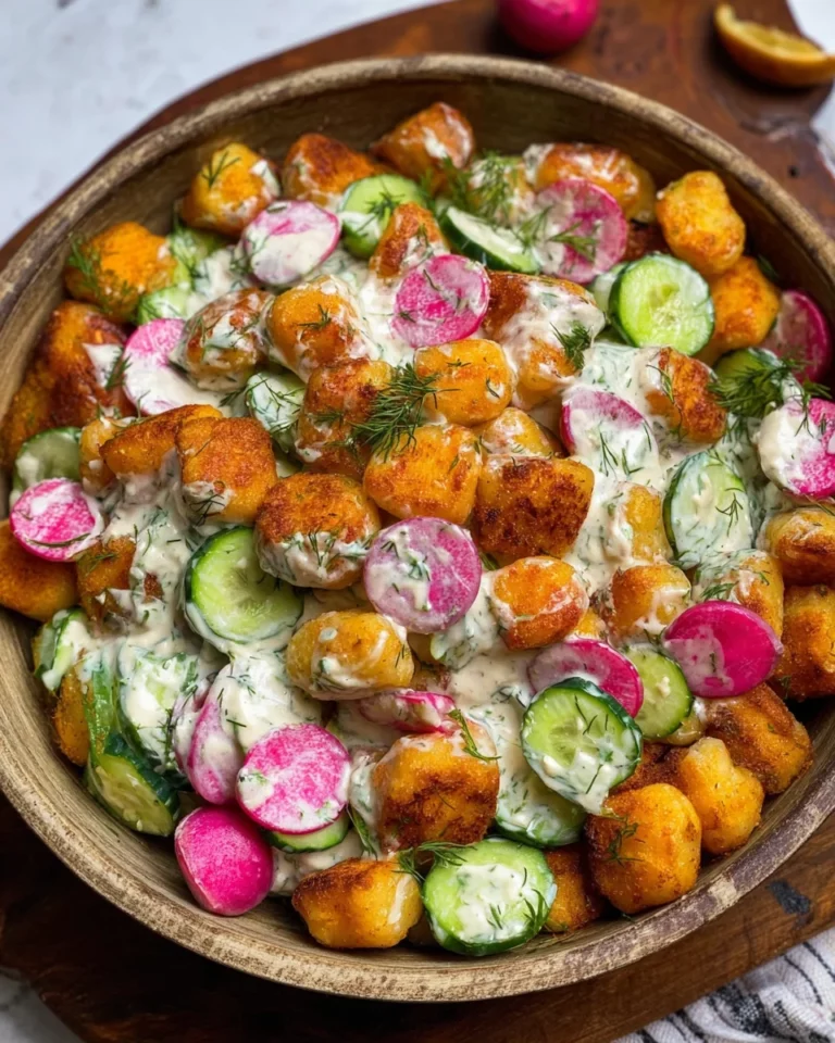 Crunchy Gnocchi Salat