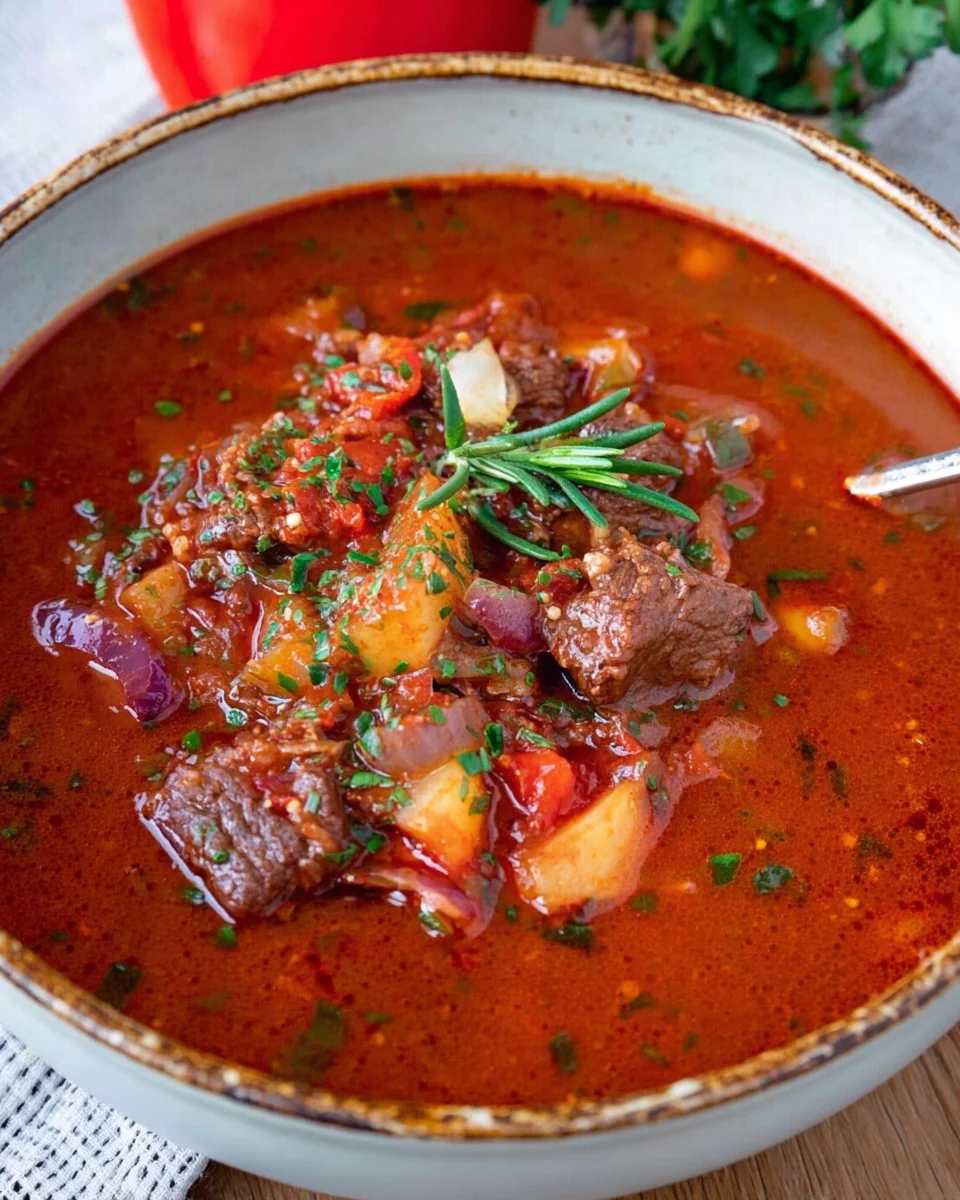 Deftige Gulaschsuppe image 2