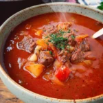 Deftige Gulaschsuppe
